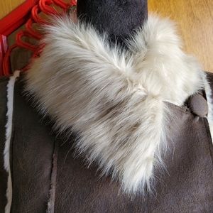 Vintage INC faux fur vest